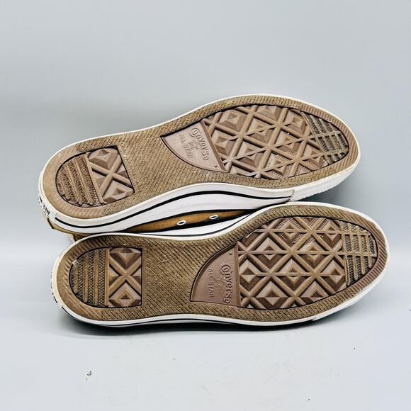 Converse Shoes Men 8 Brown Canvas Chuck Taylor All Star High Top Trainer Sneaker - Picture 8 of 9